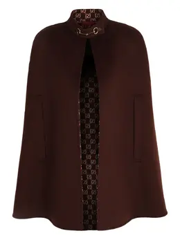 Gucci: Плащ  Horsebit из шерсти