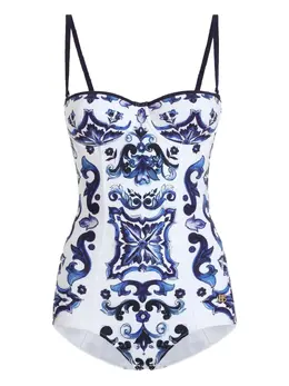 Dolce & Gabbana: Купальник  Majolica