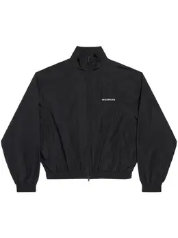 Balenciaga: Куртка  Track с принтом