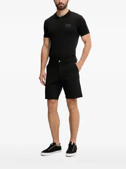 Ea7 Emporio Armani: Чёрное поло 
