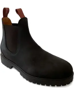 Loro Piana: Чёрные ботинки 