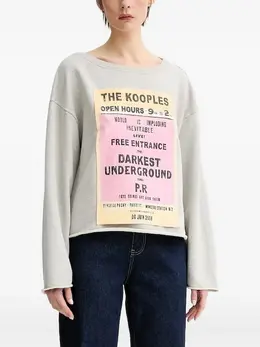 The Kooples: Свитшот с принтом 