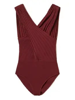 TWINSET: Бордовый топ 