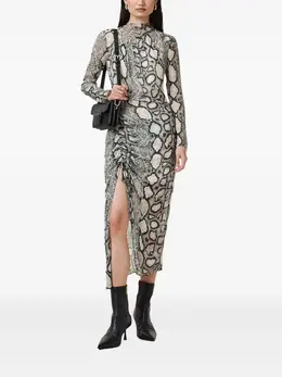 AllSaints: Платье с принтом 