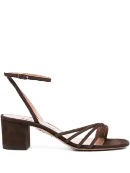 Aquazzura: Коричневые сандалии 
