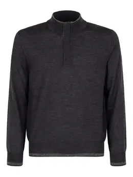 Canali: Тёмный свитер 