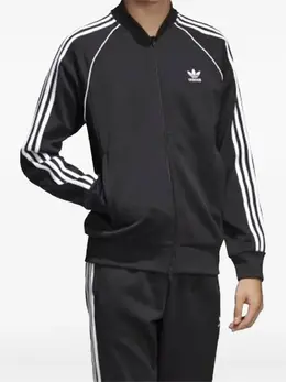 adidas: Чёрная куртка 