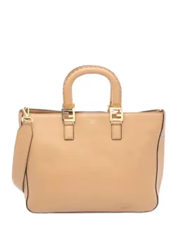 Fendi Pre-Owned: Бежевая сумка 