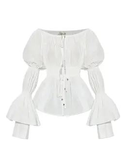 Blumarine: Топ с открытыми плечами 