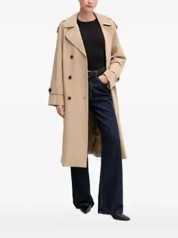 DKNY: Двубортный плащ 