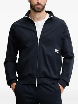 Ea7 Emporio Armani: Чёрная куртка 