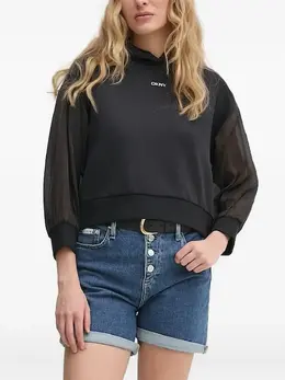 DKNY: Прозрачный топ 