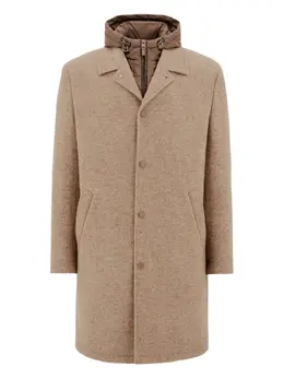Canali: Пальто с капюшоном 