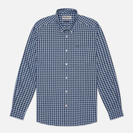 Barbour: Синяя рубашка 