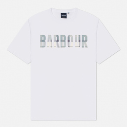 Barbour: Белая футболка 