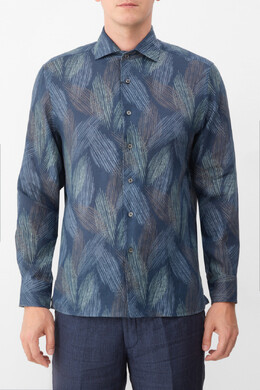 Corneliani: Льняная рубашка 