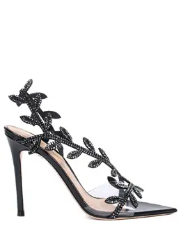 GIANVITO ROSSI: Чёрные босоножки 