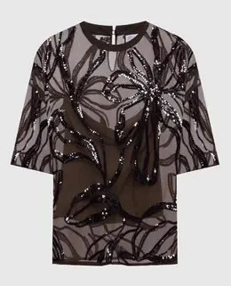Brunello Cucinelli: Коричневі блузки 