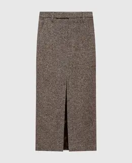 Brunello Cucinelli: Коричневі спідниці 
