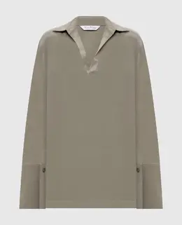 Max Mara: Зелёная блуза 