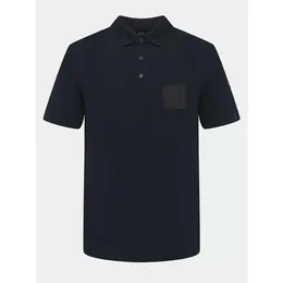 Armani Exchange: Тёмное поло 