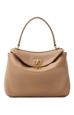 Balenciaga: Бежевая сумка 