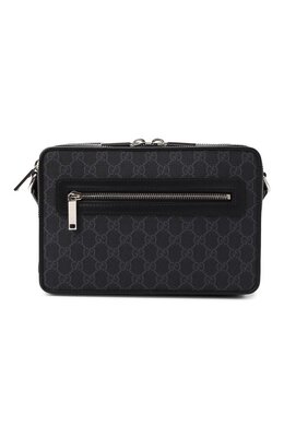 Gucci: Чёрная сумка  GG