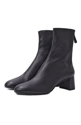 Aquazzura: Чёрные ботинки  Saint Honore 50