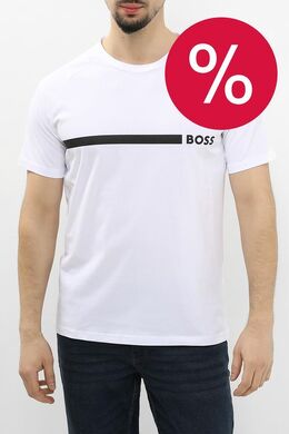 BOSS: Хлопковая футболка 