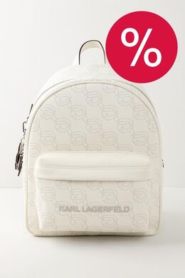 Karl Lagerfeld: Белый рюкзак 