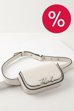 Karl Lagerfeld: Серая сумка  Signature