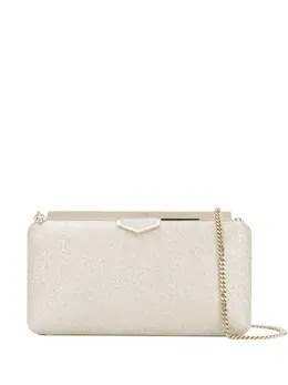 Jimmy Choo: Белый клатч  Ellipse