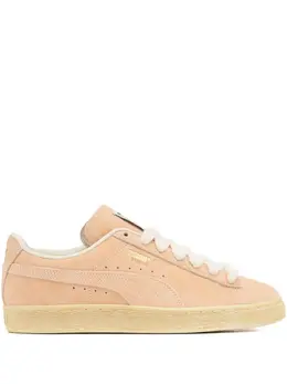 PUMA: Оранжевые кроссовки  Suede