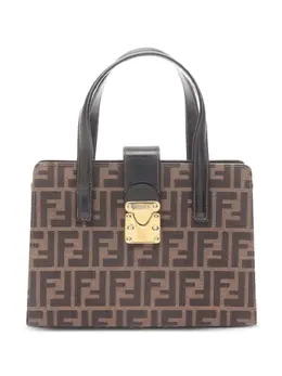 Fendi Pre-Owned: Коричневая сумка-шоппер 