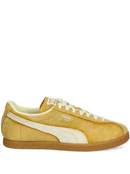 PUMA: Жёлтые кроссовки  Suede