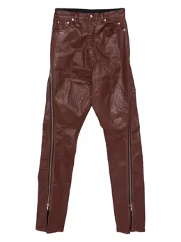 Rick Owens DRKSHDW: Кожаные джинсы 