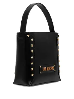 Love Moschino: Чёрная сумка-шоппер 