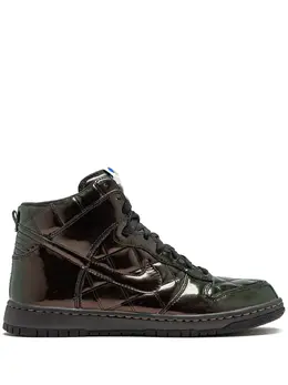 Nike: Чёрные кроссовки  Dunk High