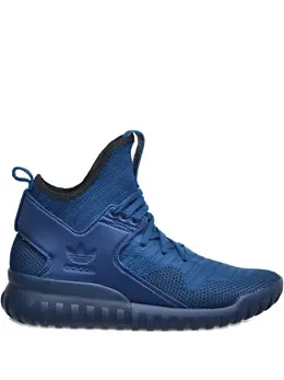 adidas: Синие кроссовки  Tubular