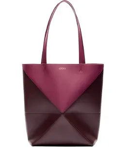 LOEWE: Двухцветная сумка-шоппер  Puzzle