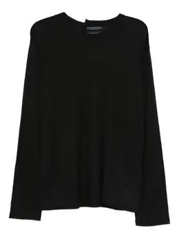 Yohji Yamamoto: Футболка с длинным рукавом 