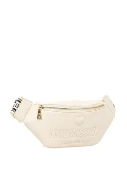 Love Moschino: Белая поясная сумка 
