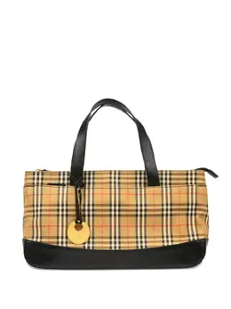 Burberry Pre-Owned: Бежевая сумка-шоппер 