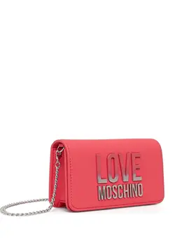 Love Moschino: Розовая сумка через плечо 