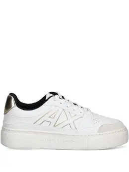 Armani Exchange: Белые кроссовки 