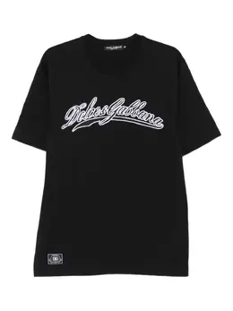 Dolce & Gabbana: Чёрная футболка  T