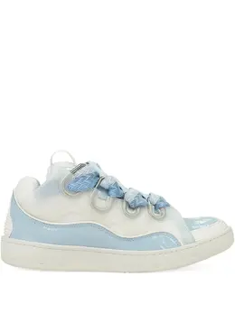 Lanvin: Белые кроссовки  Curb