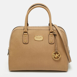 MICHAEL Michael Kors: Бежевая сумка 