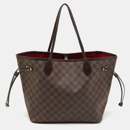 Louis Vuitton: Коричневая сумка  Neverfull MM