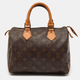 Louis Vuitton: Коричневая сумка  Speedy 25